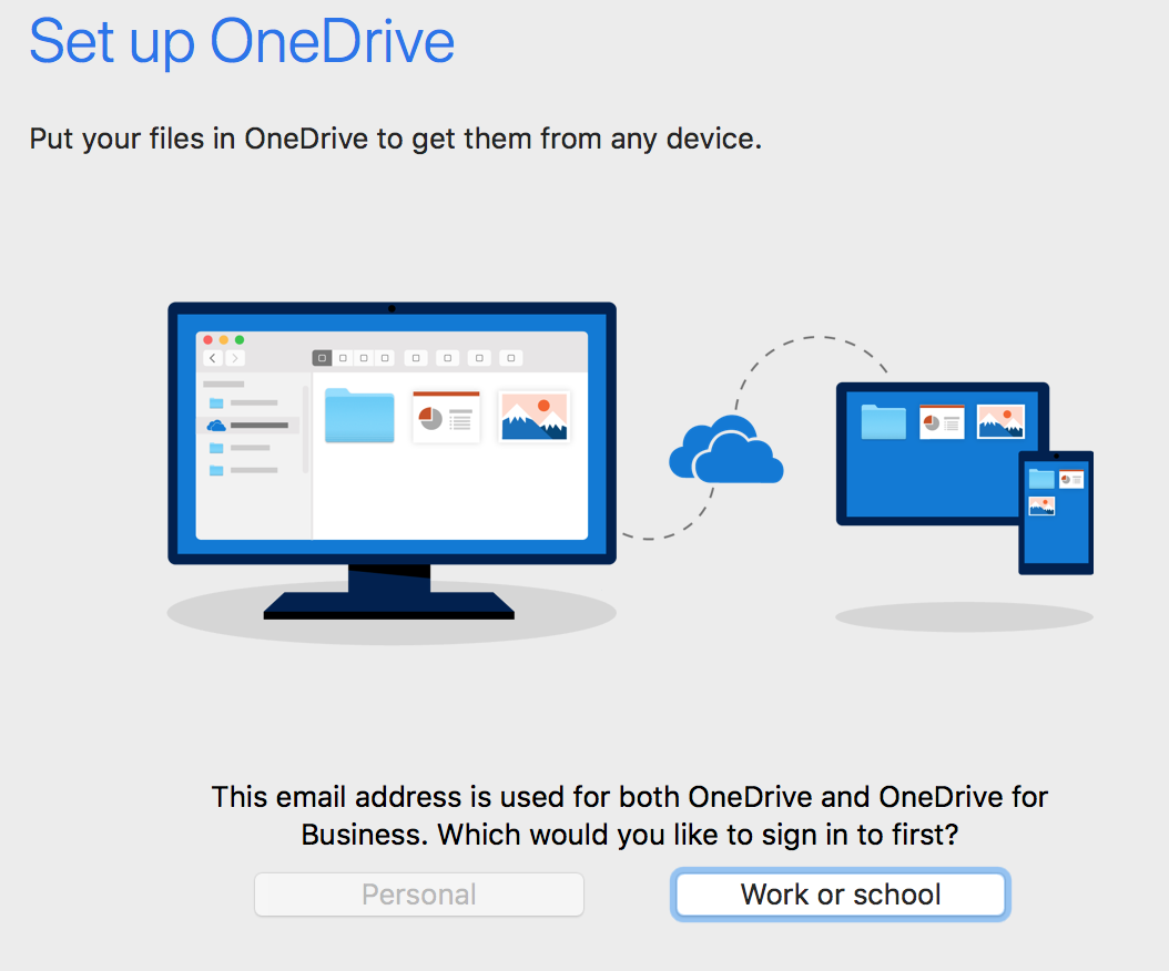 onedrive sync for mac