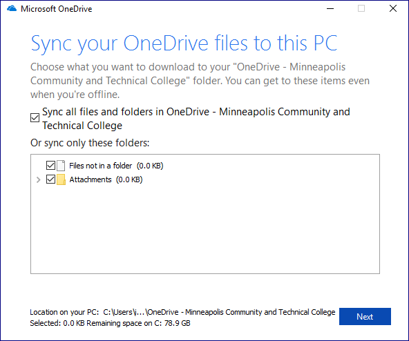 your onedrive is not set up your onedrive is not set up