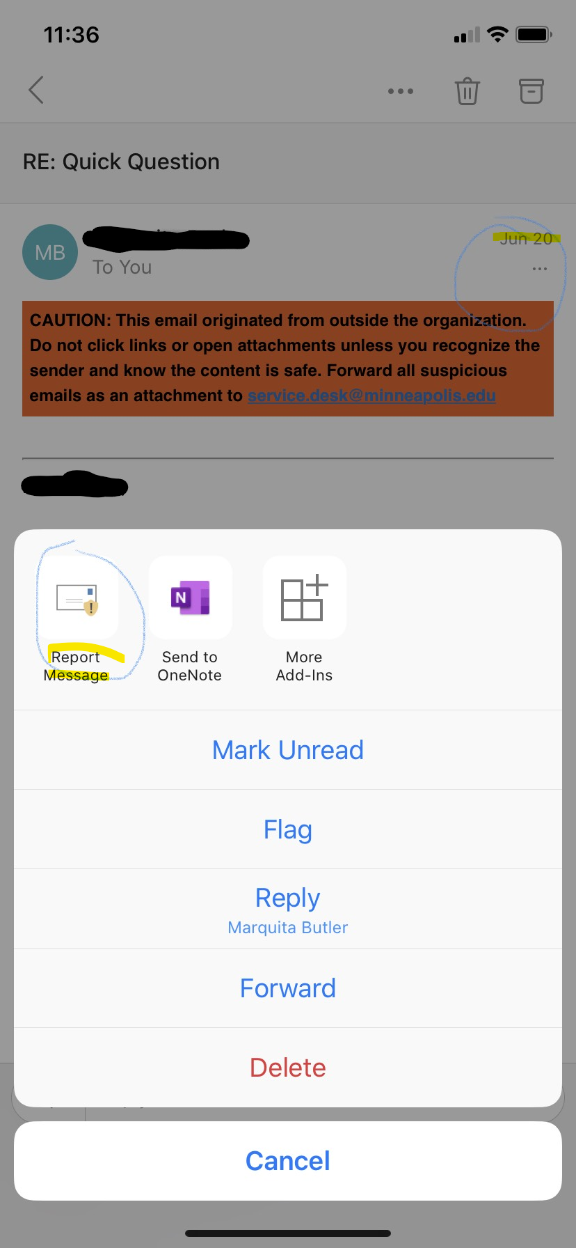 Report Phishing Or Spam Messages In Outlook